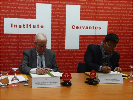 Acuerdo con el Instituto Cervantes para difusión de ebooks
