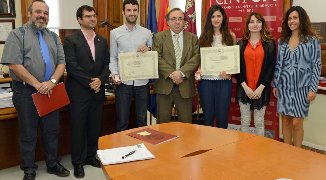 La Universidad de Murcia reconoce a los diez estudiantes galardonados en los Premios Nacionales Fin de Carrera