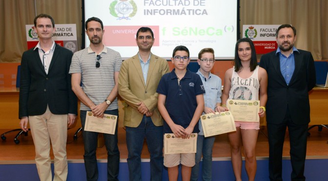 la universidad de murcia entrega los premios de la olimpiada informática de la región