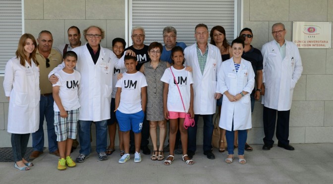 La universidad de murcia lleva a cabo revisiones oftalmológicas gratuitas a niños saharauis