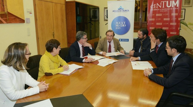 La Universidad de Murcia y empresa municipal se unen para crear la Cátedra del Agua y la Sostenibilidad