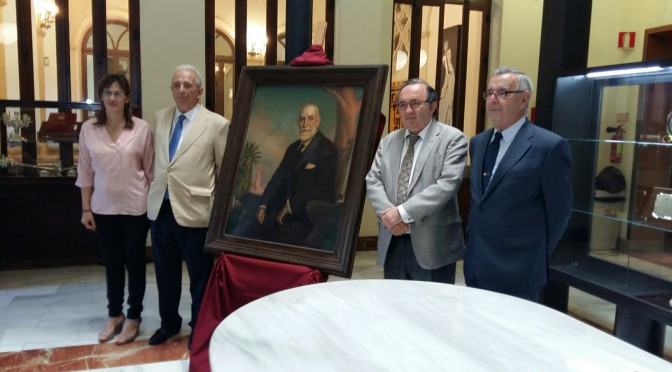 Donación del retrato de uno de los artífices de la creación de la Universidad de Murcia