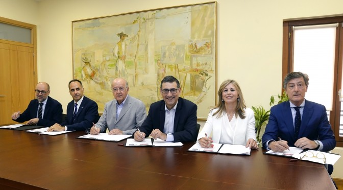 Firmado el convenio ‘Cátedra de Empresa Familiar Mare Nostrum UMU-UPCT con Bankia y Fundación Cajamurcia