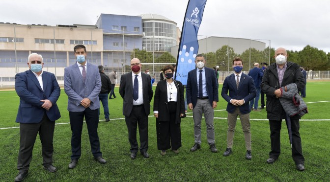 La Universidad de Murcia inaugura el campo de fútbol del Campus de Ciencias del Deporte de San Javier