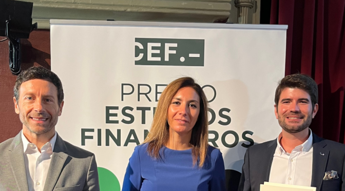 El CEF premia dos trabajos UMU en sus premios a los mejores estudios financieros