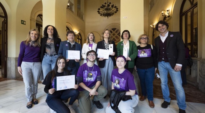 La Universidad de Murcia otorga sus Distintivos de Igualdad para celebrar el 8M