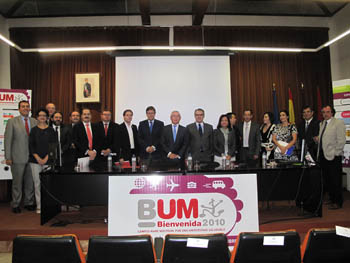 Un momento de la presentación del BUM 2010