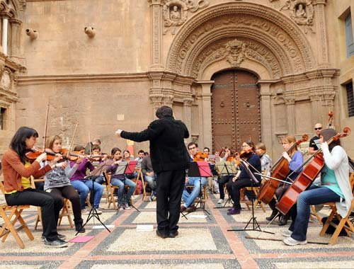 Una orquesta de jóvenes ofrece una audición en Murcia